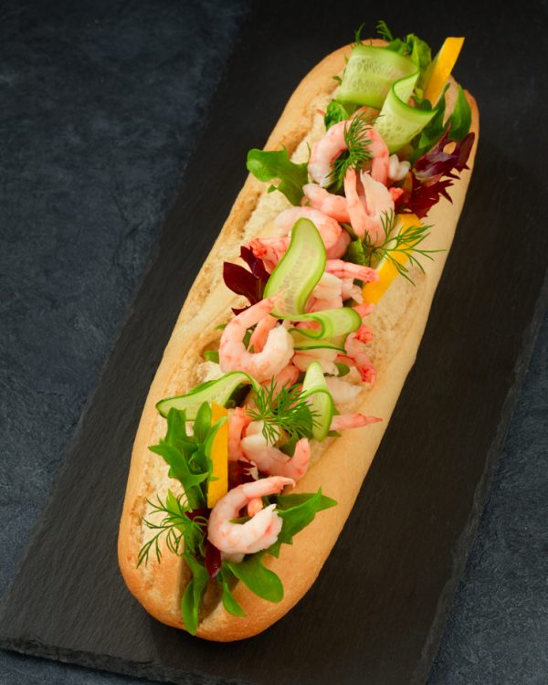 Baguette med Reker