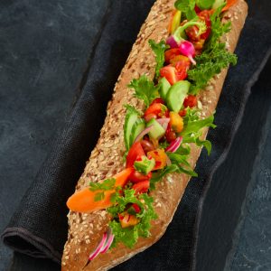 Baguette med Ost og paprika