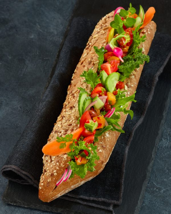 Baguette med Ost og paprika
