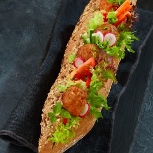 Baguette med Falafel