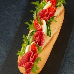Baguette med Egg og tomat