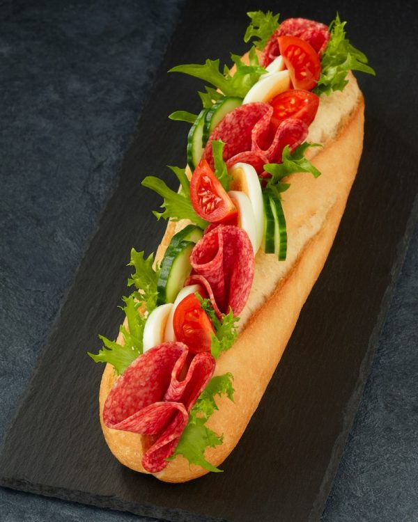 Baguette med Egg og tomat